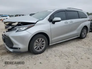 2022 Toyota Sienna XLE with VIN 5TDYRKEC5NS123868, listed as a Copart auction lot 50550835 with 37,350 mi miles and Salvage Title. Bid and sale history available at DreamBid. Image 1.