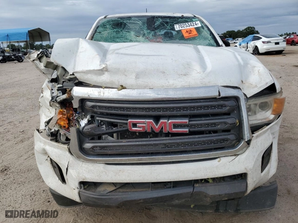 2017 GMC Canyon 2WD Elevation Standard with VIN 1GTG5BEN0H1272327, listed as a Copart auction lot 70253424 with 101,837 mi miles and Salvage Title. Bid and sale history available at carsss.com. Image 5.
