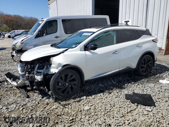 2017 Nissan Murano SL with VIN 5N1AZ2MH5HN154140, listed as a Copart auction lot 52379765 with Not Provided miles and Salvage Title. Bid and sale history available at carsss.com. Image 1.