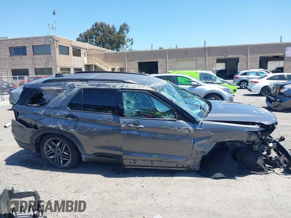 2025 Ford Explorer ST-Line with VIN 1FMUK8KH0SGA40629, listed as a IAAI auction lot 42305808 with 10,078 mi miles and . Bid and sale history available at DreamBid. Image 14.