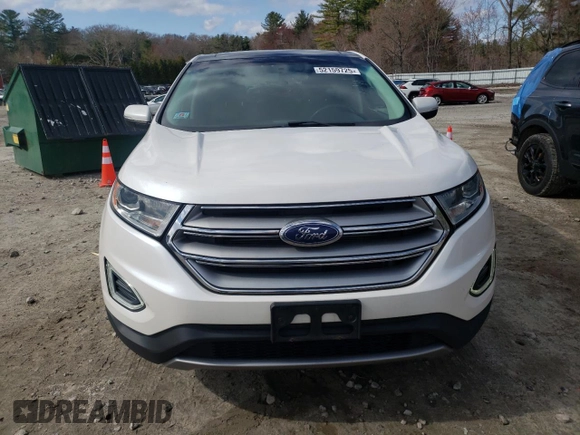 2015 Ford Edge SEL with VIN 2FMTK4J80FBB58165, listed as a Copart auction lot 52159725 with 137,285 mi miles and Clean Title. Bid and sale history available at carsss.com. Image 5.