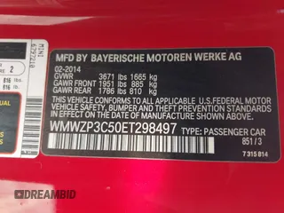 2014 MINI Convertible S с VIN WMWZP3C50ET298497, выставлен на аукционе IAAI как лот 42345812 с пробегом 119 921 миль миль и . История ставок и продаж доступна на DreamBid. Изображение 9.