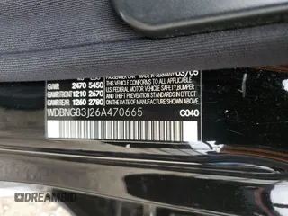 2006 Mercedes-Benz S 430 with VIN WDBNG83J26A470665, listed as a Copart auction lot 86651384 with 186,013 mi miles and Clean Title. Bid and sale history available at carsss.com. Image 12.