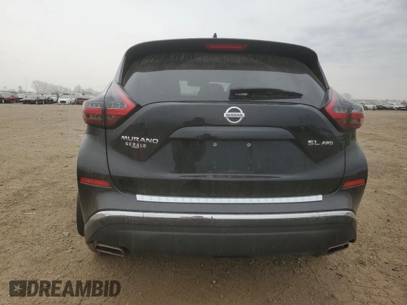 2019 Nissan Murano SL z VIN 5N1AZ2MS4KN153421, wystawiony jako Copart lot #52721285 z przebiegiem 53 861 mil mil oraz Szkoda całkowita • Salvage title. Historia ofert i sprzedaży dostępna na DreamBid. Obrazek 6.