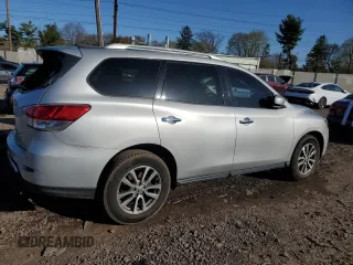 2016 Nissan Pathfinder Platinum with VIN 5N1AR2MM7GC634557, listed as a Copart auction lot 51820785 with 166,205 mi miles and Salvage Title. Bid and sale history available at carsss.com. Image 3.