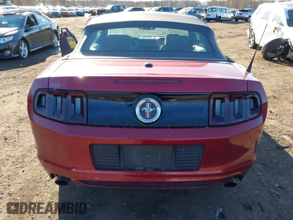 2014 Ford Mustang V6 with VIN 1ZVBP8EMXE5228061, listed as a IAAI auction lot 41603552 with 118,011 mi miles. Bid and sale history available at carsss.com. Image 16.