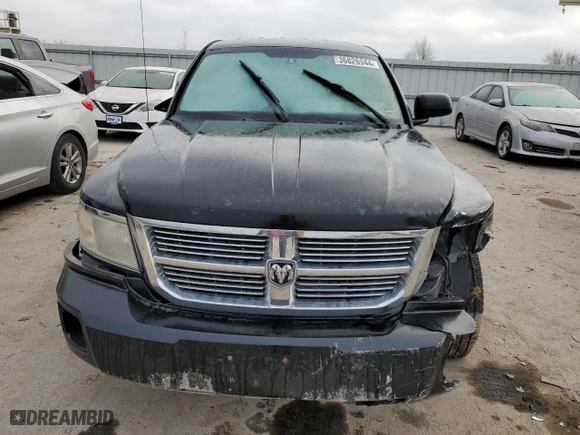 2008 Dodge Dakota Laramie with VIN 1D7HW58N48S633105, listed as a Copart auction lot 36826944 with 141,456 mi miles and Salvage Title. Bid and sale history available at carsss.com. Image 5.