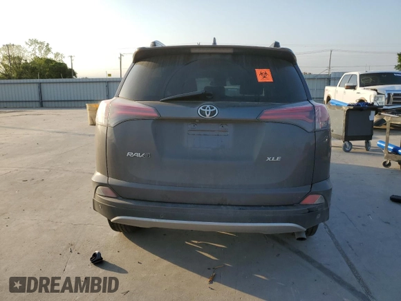 2017 Toyota RAV4 XLE with VIN JTMWFREV0HJ701712, listed as a Copart auction lot 53464465 with 0 mi miles and Salvage Title. Bid and sale history available at carsss.com. Image 6.