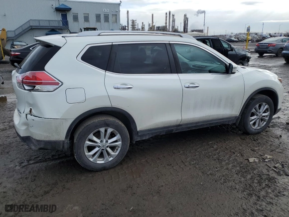 2016 Nissan Rogue SV with VIN 5N1AT2MV0GC850258, listed as a Copart auction lot 47090715 with 165,467 mi miles and Salvage Title. Bid and sale history available at carsss.com. Image 3.
