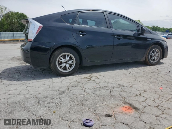 2010 Toyota Prius II with VIN JTDKN3DU2A5132786, listed as a Copart auction lot 53786535 with 170,259 mi miles and Salvage Title. Bid and sale history available at carsss.com. Image 3.