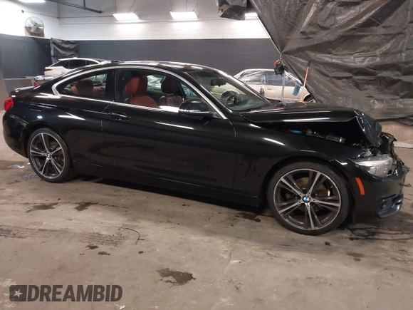 2019 BMW 4 Series 430i with VIN WBA4W3C52KAF93592, listed as a IAAI auction lot 41119481 with 104,214 mi miles and . Bid and sale history available at DreamBid. Image 1.