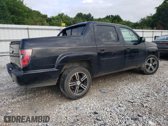 2013 Honda Ridgeline Sport with VIN 5FPYK1F70DB016415, listed as a Copart auction lot 63848734 with 76,429 mi miles and Salvage Title. Bid and sale history available at carsss.com. Image 3.