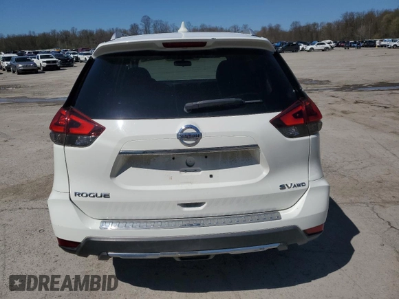 2018 Nissan Rogue SV with VIN KNMAT2MV5JP545603, listed as a Copart auction lot 53424265 with 125,431 mi miles and Salvage Title. Bid and sale history available at carsss.com. Image 6.