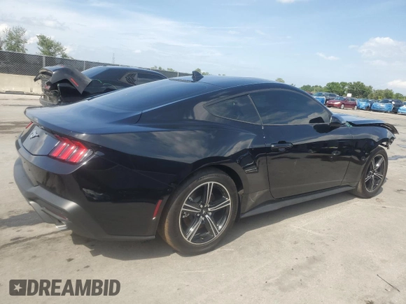 2025 Ford Mustang EcoBoost with VIN 1FA6P8TH6S5103991, listed as a Copart auction lot 51979015 with 2,941 mi miles and Salvage Title. Bid and sale history available at carsss.com. Image 3.