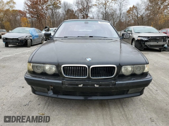 2001 BMW 7 Series 740i with VIN WBAGG83431DN84358, listed as a Copart auction lot 78825624 with 220,545 mi miles and Clean title. Bid and sale history available at DreamBid. Image 5.