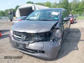 2014 Honda Odyssey EX-L with VIN 5FNRL5H6XEB121390, listed as a IAAI auction lot 42480217 with 291,766 mi miles and . Bid and sale history available at DreamBid. Image 6.