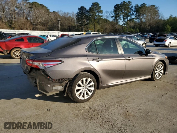2020 Toyota Camry LE with VIN 4T1C11AK3LU945792, listed as a Copart auction lot 46987685 with 87,454 mi miles and Salvage Title. Bid and sale history available at carsss.com. Image 3.