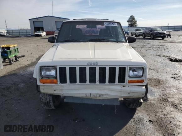2001 Jeep Cherokee Sport with VIN 1J4FT48S01L622526, listed as a Copart auction lot 45659225 with 171,488 mi miles and Salvage Title. Bid and sale history available at carsss.com. Image 5.