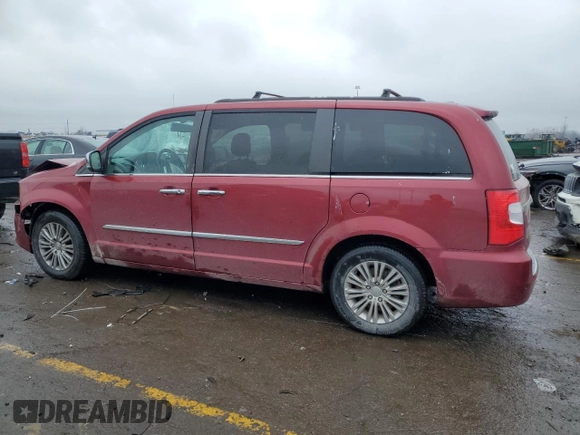 2015 Chrysler Town & Country Touring-L with VIN 2C4RC1CG0FR525913, listed as a Copart auction lot 52601595 with 167,316 mi miles and Clean Title. Bid and sale history available at carsss.com. Image 2.