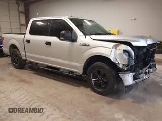 2018 Ford F-150 XL with VIN 1FTEW1CBXJKF37178, listed as a IAAI auction lot 41546861 with 153,552 mi miles. Bid and sale history available at carsss.com. Image 1.