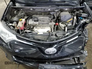 2018 Toyota RAV4 LE with VIN 2T3BFREV6JW763007, listed as a Copart auction lot 58604545 with 107,683 mi miles and Salvage title. Bid and sale history available at DreamBid. Image 12.