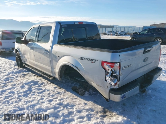 2016 Ford F-150 XLT with VIN 1FTEW1EP8GKF35253, listed as a IAAI auction lot 41295368 with 97,665 mi miles and . Bid and sale history available at DreamBid. Image 6.