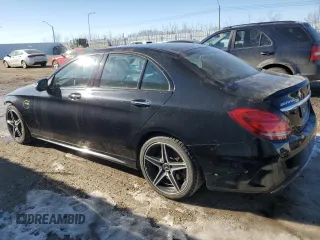 2017 Mercedes-Benz C 43 AMG with VIN 55SWF6EB6HU188251, listed as a Copart auction lot 47346215 with 102,565 mi miles and Salvage Title. Bid and sale history available at DreamBid. Image 2.