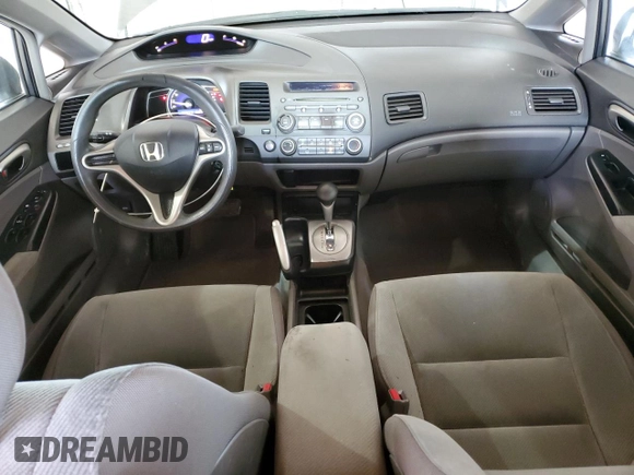 2010 Honda Civic LX with VIN 2HGFA1F53AH326745, listed as a Copart auction lot 54731085 with 196,697 mi miles and Clean Title. Bid and sale history available at DreamBid. Image 8.