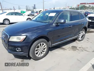 2015 Audi Q5 Premium Plus with VIN WA1LFAFP4FA018830, listed as a IAAI auction lot 41916767 with 114,234 mi miles. Bid and sale history available at carsss.com. Image 2.