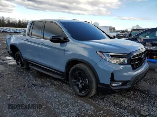 2024 Honda Ridgeline Black Edition with VIN 5FPYK3F84RB012962, listed as a Copart auction lot 84956794 with 5,092 mi miles and Salvage title. Bid and sale history available at DreamBid. Image 4.