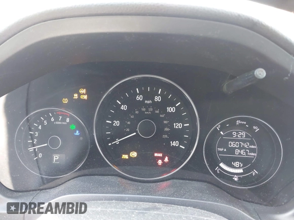 2018 Honda HR-V EX-L Navi with VIN 3CZRU5H76JM716971, listed as a IAAI auction lot 41646262 with 60,742 mi miles. Bid and sale history available at carsss.com. Image 7.