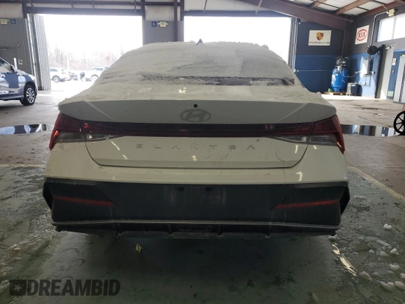 2024 Hyundai Elantra SEL with VIN KMHLS4DG2RU772054, listed as a Copart auction lot 88602205 with 14,822 mi miles and Salvage title. Bid and sale history available at DreamBid. Image 6.