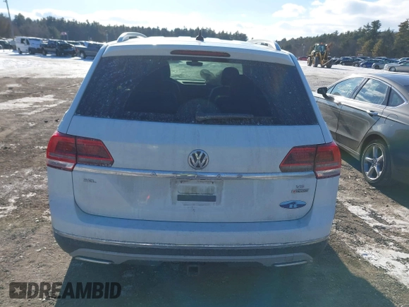 2019 Volkswagen Atlas SEL with VIN 1V2MR2CA5KC553296, listed as a IAAI auction lot 41329337 with 91,041 mi miles and . Bid and sale history available at DreamBid. Image 16.