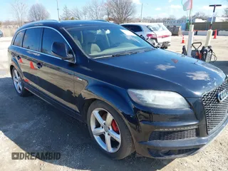 2013 Audi Q7 3.0T S line Prestige with VIN WA1DGAFE3DD007684, listed as a IAAI auction lot 41874449 with 159,713 mi miles. Bid and sale history available at carsss.com. Image 1.