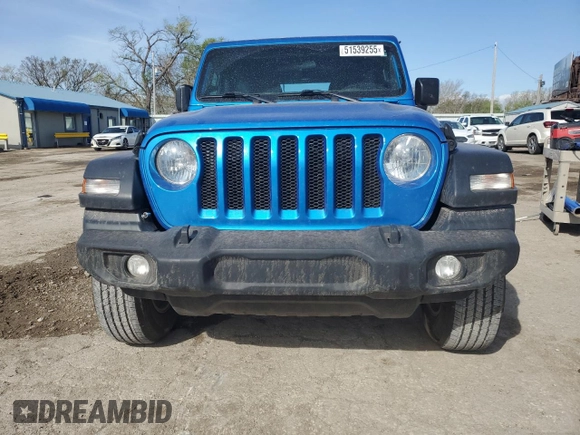 2023 Jeep Wrangler Sport S with VIN 1C4HJXDN3PW503284, listed as a Copart auction lot 51539255 with 31,856 mi miles and Salvage title. Bid and sale history available at DreamBid. Image 5.