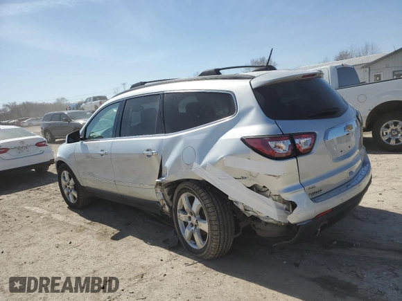 2016 Chevrolet Traverse LTZ with VIN 1GNKVJKD2GJ238668, listed as a Copart auction lot 48658965 with 106,924 mi miles and Salvage Title. Bid and sale history available at DreamBid. Image 2.