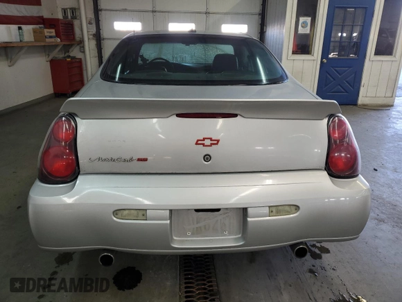 2004 Chevrolet Monte Carlo SS with VIN 2G1WX15K949198779, listed as a Copart auction lot 41872845 with 208,424 mi miles and Salvage Title. Bid and sale history available at carsss.com. Image 6.
