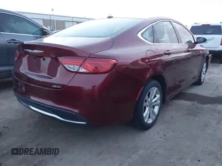2015 Chrysler 200 Limited with VIN 1C3CCCAB7FN667556, listed as a IAAI auction lot 41787343 with 166,919 mi miles. Bid and sale history available at carsss.com. Image 4.