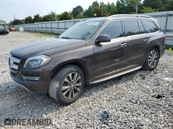 2016 Mercedes-Benz GL with VIN 4JGDF6EEXGA685261, listed as a Copart auction lot 63542594 with 132,467 mi miles and Salvage Title. Bid and sale history available at carsss.com. Image 1.