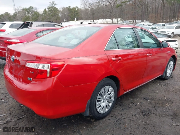 2014 Toyota Camry Hybrid LE with VIN 4T1BD1FK3EU102156, listed as a IAAI auction lot 41508170 with 164,671 mi miles. Bid and sale history available at carsss.com. Image 4.