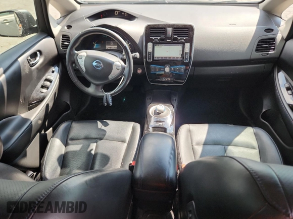2017 Nissan LEAF SV with VIN 1N4BZ0CP1HC302162, listed as a Copart auction lot 62365315 with 60,281 mi miles and Salvage title. Bid and sale history available at DreamBid. Image 8.