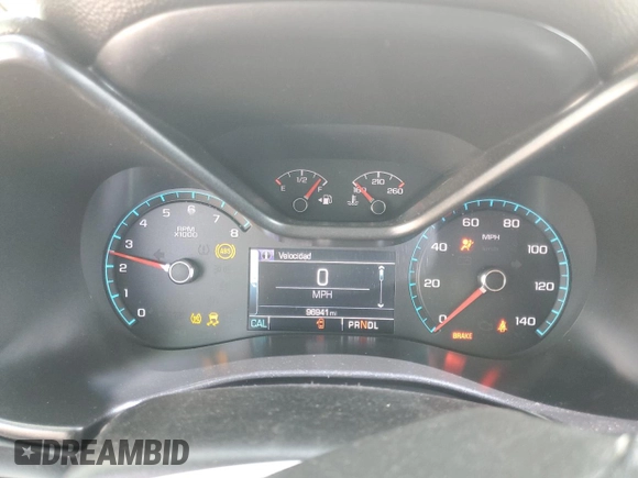 2017 Chevrolet Colorado 2WD LT with VIN 1GCGSCEA7H1232614, listed as a Copart auction lot 52377035 with 96,941 mi miles and Salvage title. Bid and sale history available at DreamBid. Image 9.