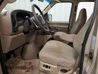 2008 Ford Econoline Passenger XL with VIN 1FMNE11L38DA52308, listed as a Copart auction lot 50180065 with 187,079 mi miles and Salvage title. Bid and sale history available at DreamBid. Image 7.