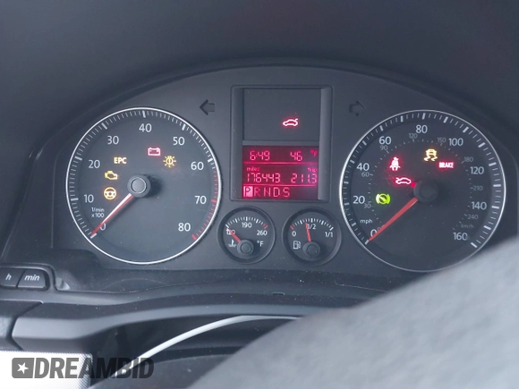 2009 Volkswagen Jetta SE с VIN 3VWRZ71K29M065039, выставлен на аукционе IAAI как лот 41767525 с пробегом 176 443 миль миль и . История ставок и продаж доступна на DreamBid. Изображение 7.