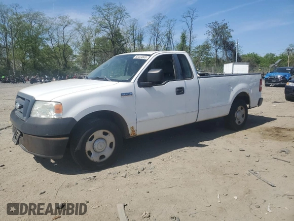 2008 Ford F-150 XL with VIN 1FTRF12258KC95137, listed as a Copart auction lot 53424845 with 210,017 mi miles and Clean Title. Bid and sale history available at carsss.com. Image 1.