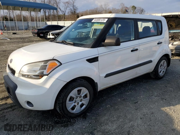 2011 Kia Soul with VIN KNDJT2A11B7306522, listed as a Copart auction lot 44586125 with 190,283 mi miles and Salvage Title. Bid and sale history available at carsss.com. Image 1.