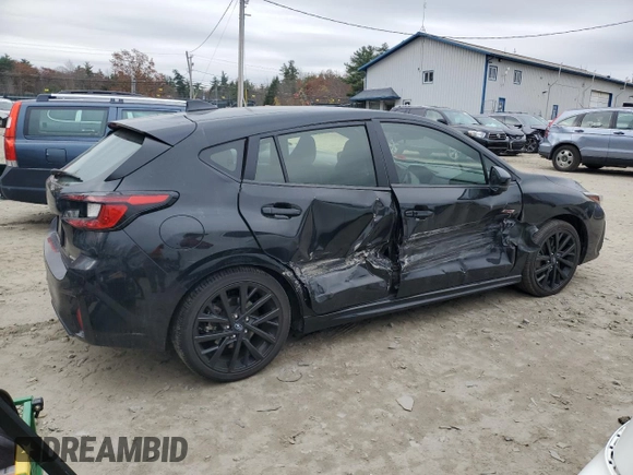 2024 Subaru Impreza RS with VIN JF1GUHHC4R8279988, listed as a Copart auction lot 77762644 with 8,151 mi miles and Salvage Title. Bid and sale history available at carsss.com. Image 3.