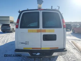 2014 Chevrolet Express Cargo Van with VIN 1GCWGFCB2E1114900, listed as a Copart auction lot 46157065 with 143,434 mi miles and Clean Title. Bid and sale history available at carsss.com. Image 6.