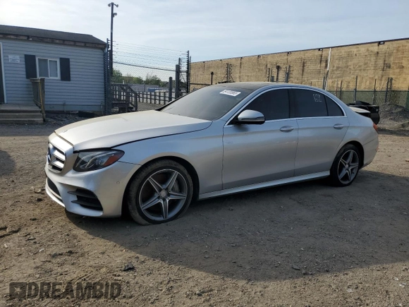 2017 Mercedes-Benz E-Class E 300 Luxury with VIN WDDZF4KB3HA022985, listed as a Copart auction lot 54120865 with 96,508 mi miles and Clean Title. Bid and sale history available at carsss.com. Image 1.
