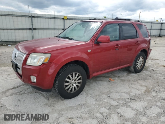 2009 Mercury Mariner Premier with VIN 4M2CU97G39KJ11050, listed as a Copart auction lot 57131665 with 201,602 mi miles and Salvage title. Bid and sale history available at DreamBid. Image 1.